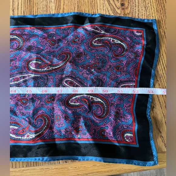 Anne Klein Multicolor Paisley Scarf - Picture 6 of 6